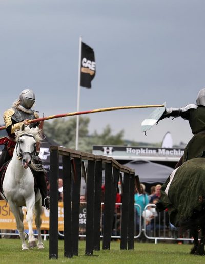 Usk Show Attractions Medieval Horse Show - Jousting