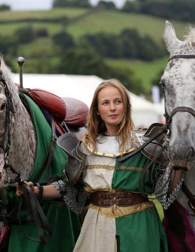 Usk Show Attractions Medieval Horse Show - Jousting