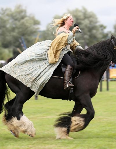 Usk Show Attractions Medieval Horse Show - Jousting