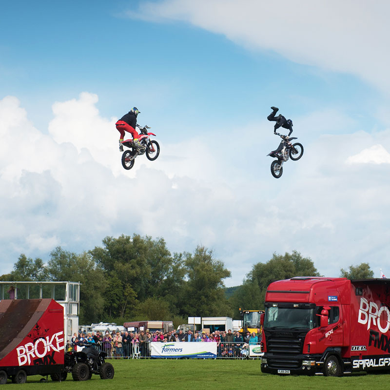 Usk Show Attractions Stunt Bikes